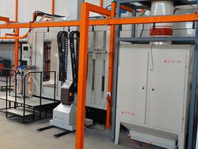 Auto Powder Coating Booths