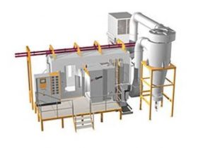 Auto Powder Coating Booths