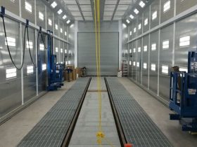 Large Industrial Paint Booth